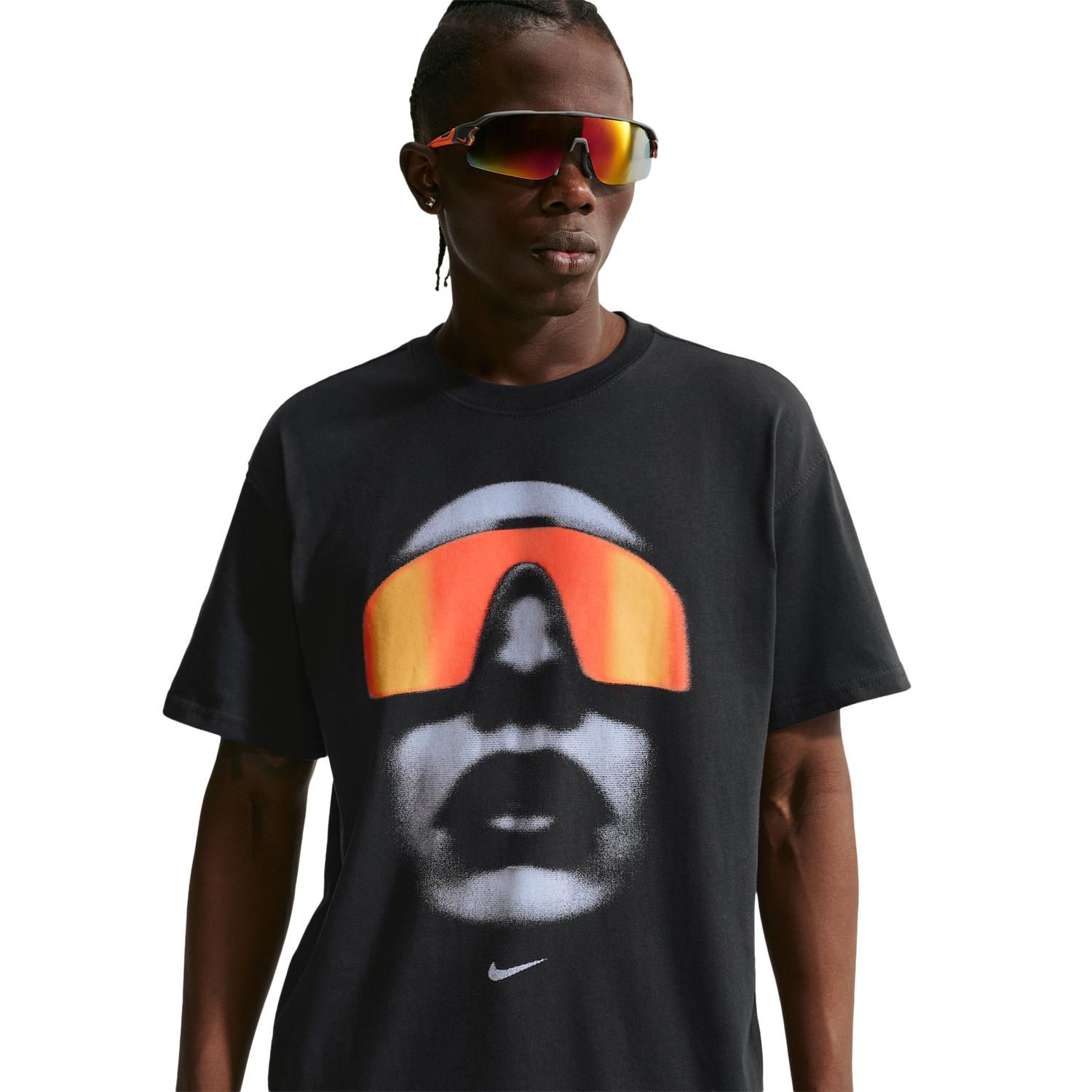 Nike NSW M90 Short Sleeve T-Shirt - Men's - Black/Yellow
