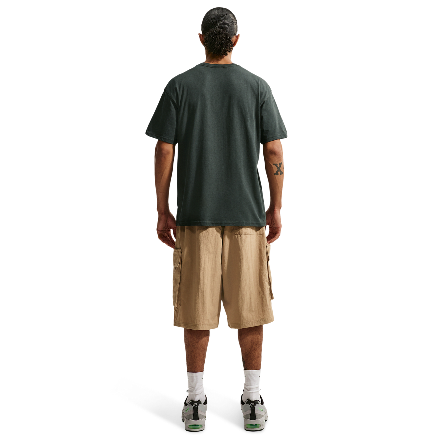 Nike NSW M90 Short Sleeve T-Shirt - Men's - Black Spruce/Spruce Fog