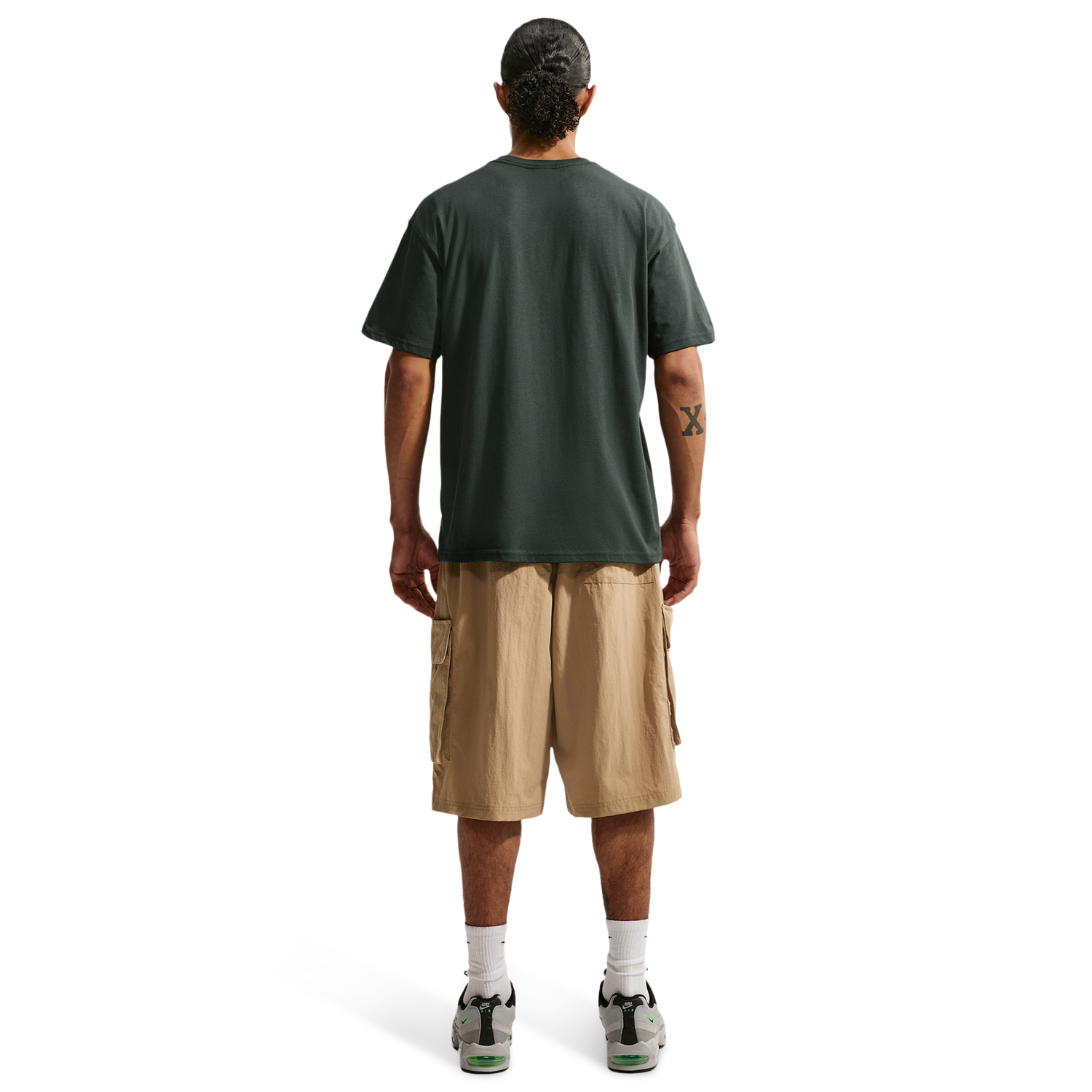 Nike NSW M90 Short Sleeve T-Shirt - Men's - Black Spruce/Spruce Fog