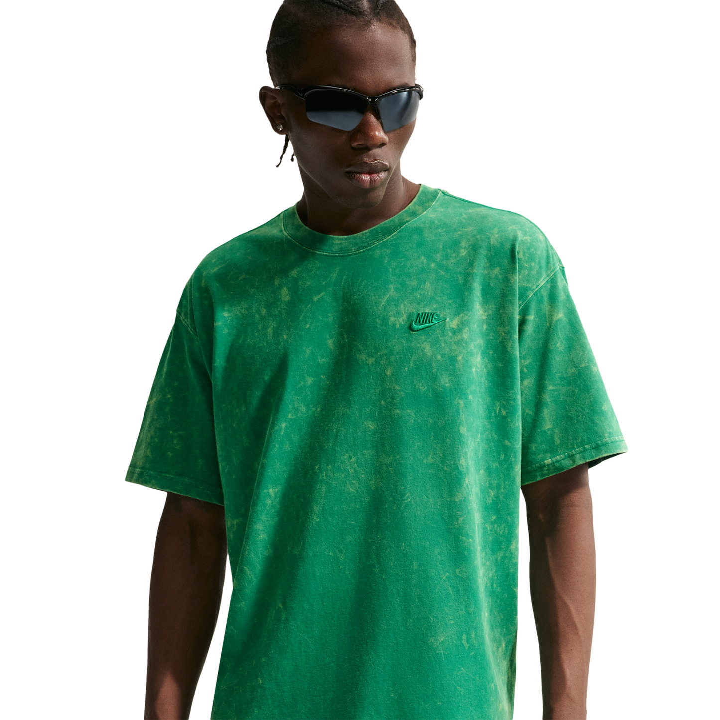 Nike NSW SS Max 90 Tee CWash - Men's - Malachite/Malachite