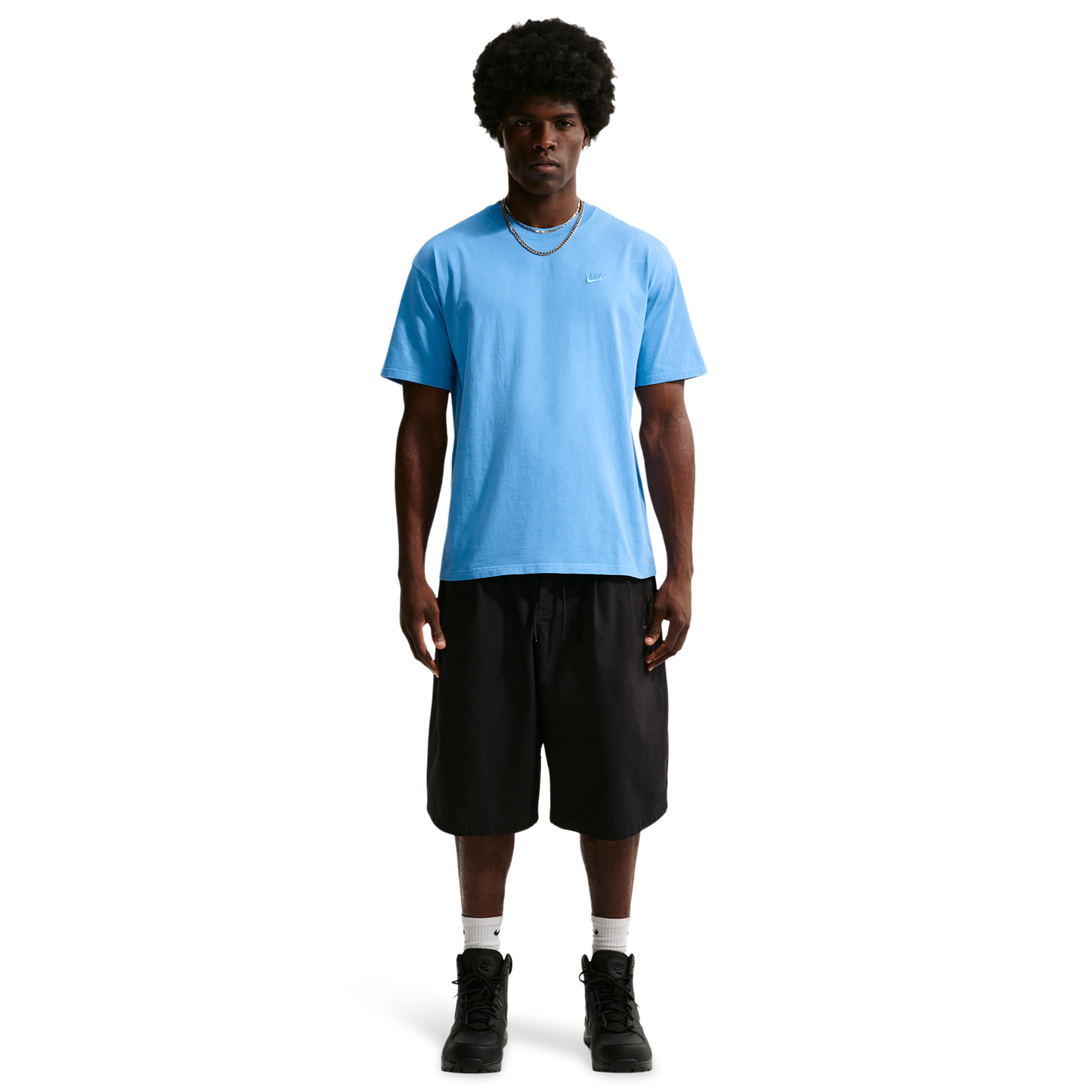 Nike NSW SS Max 90 Tee CWash - Men's - University Blue/University Blue