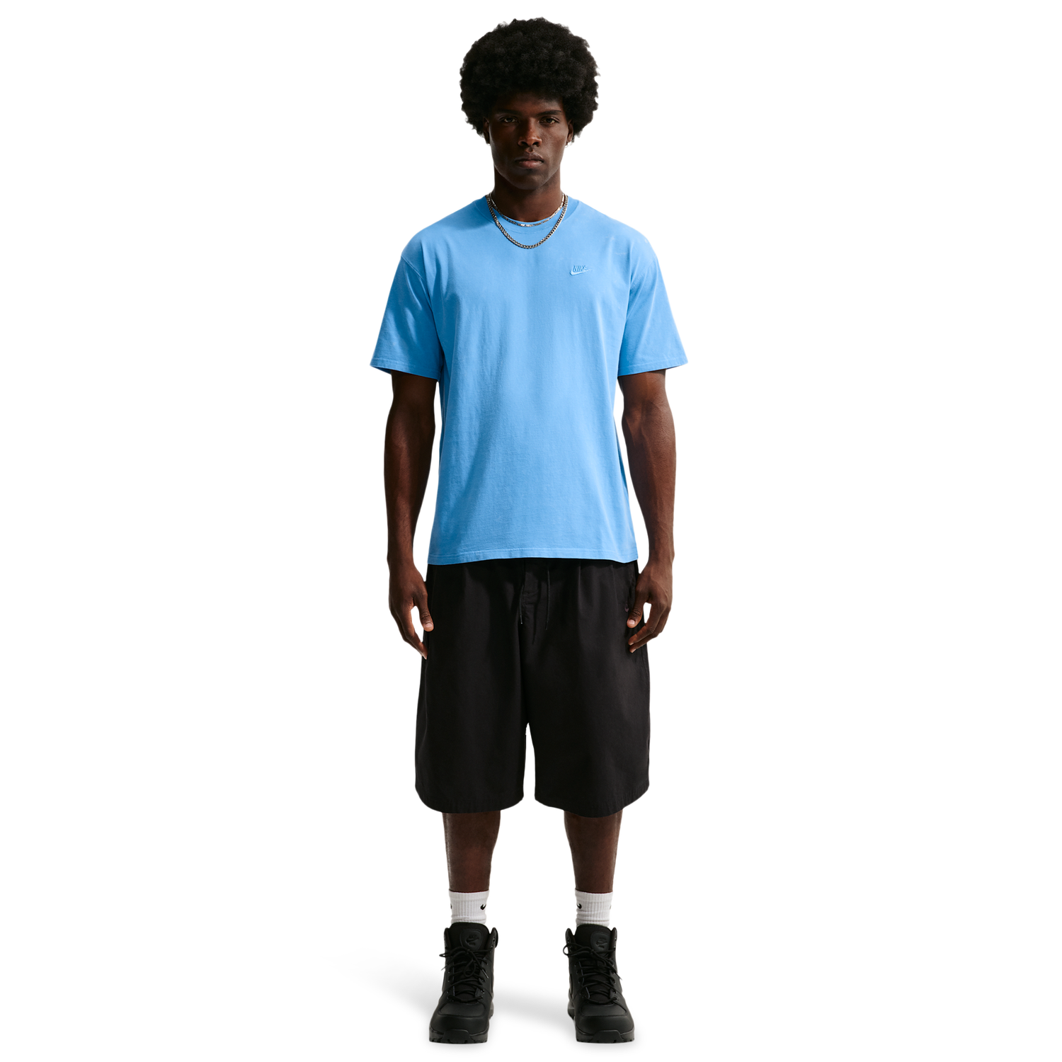 Nike NSW SS Max 90 Tee CWash - Men's - University Blue/University Blue