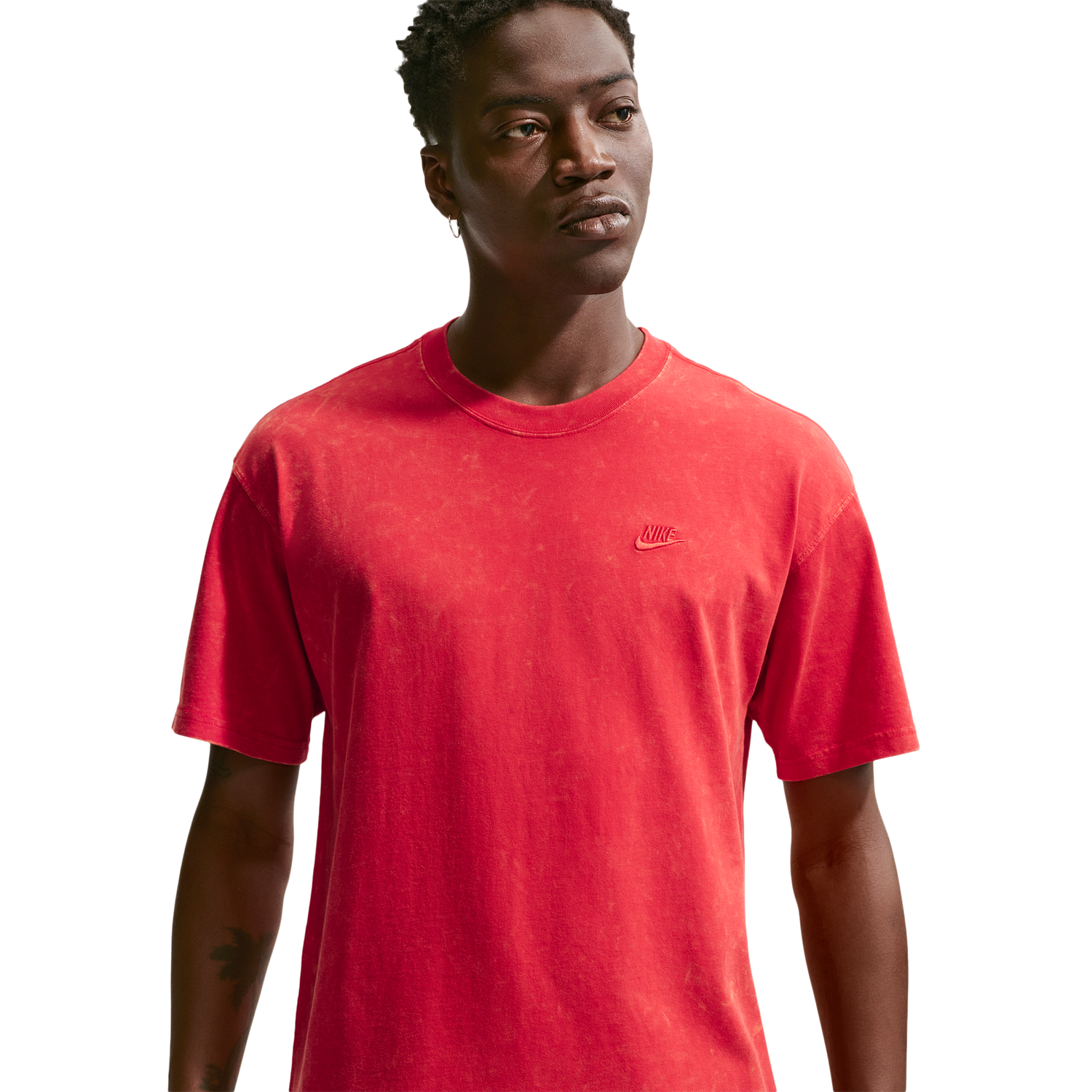 Nike NSW SS Max 90 Tee CWash - Men's - University Red/University Red