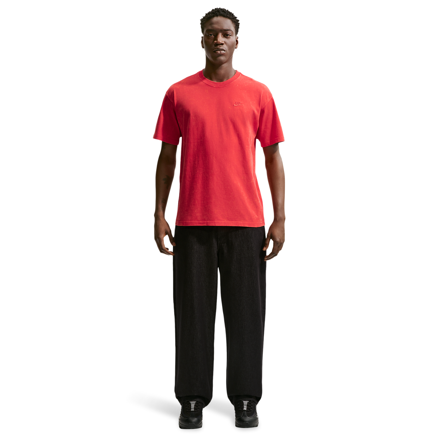 Nike NSW SS Max 90 Tee CWash - Men's - University Red/University Red