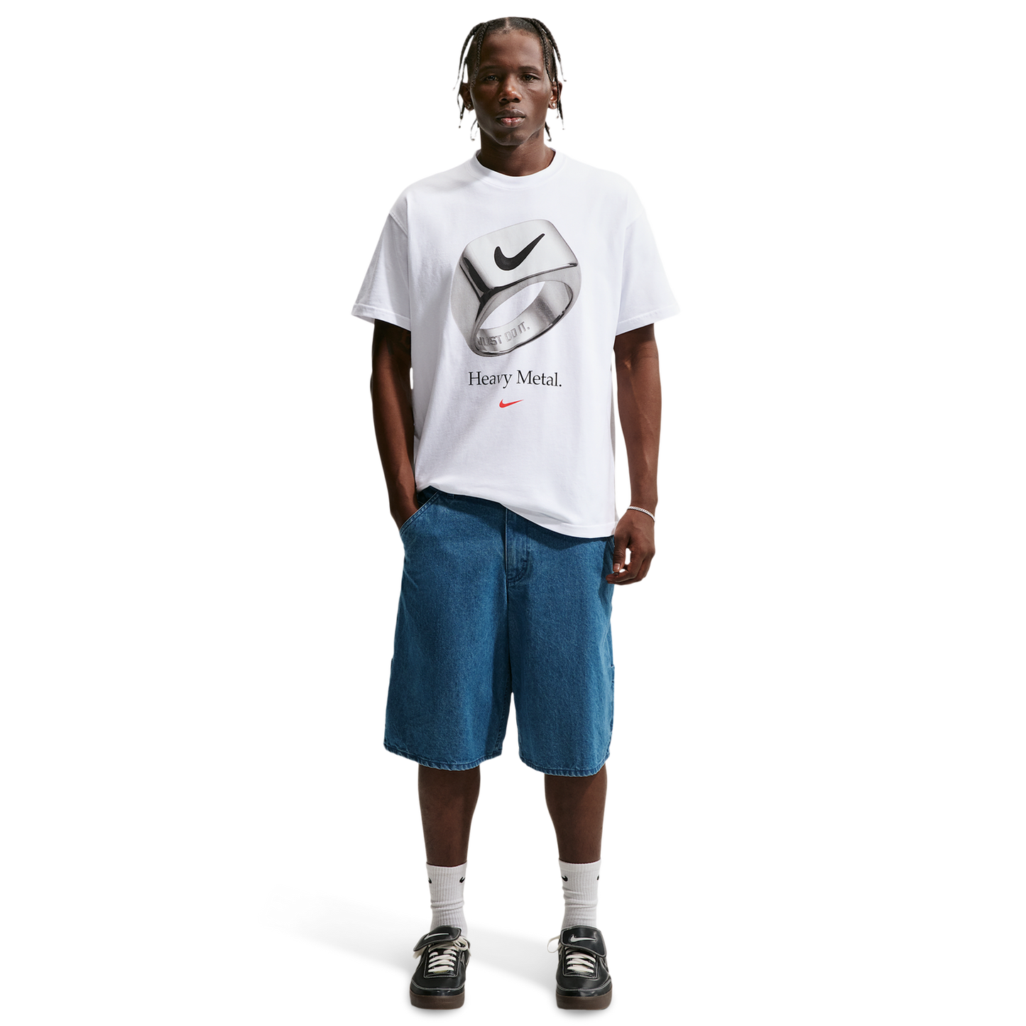 Nike NSW SS Max 90 Tee Hm - Men's - White