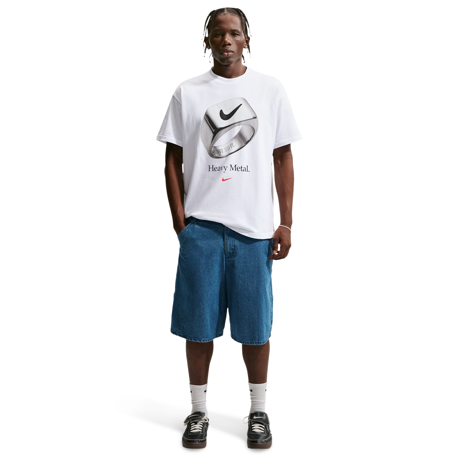 Nike NSW SS Max 90 Tee Hm - Men's - White