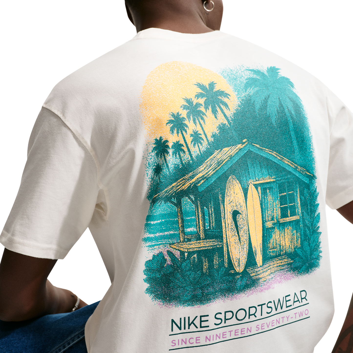Nike NSW SS Max 90 Tee Jlc - Men's - Sail