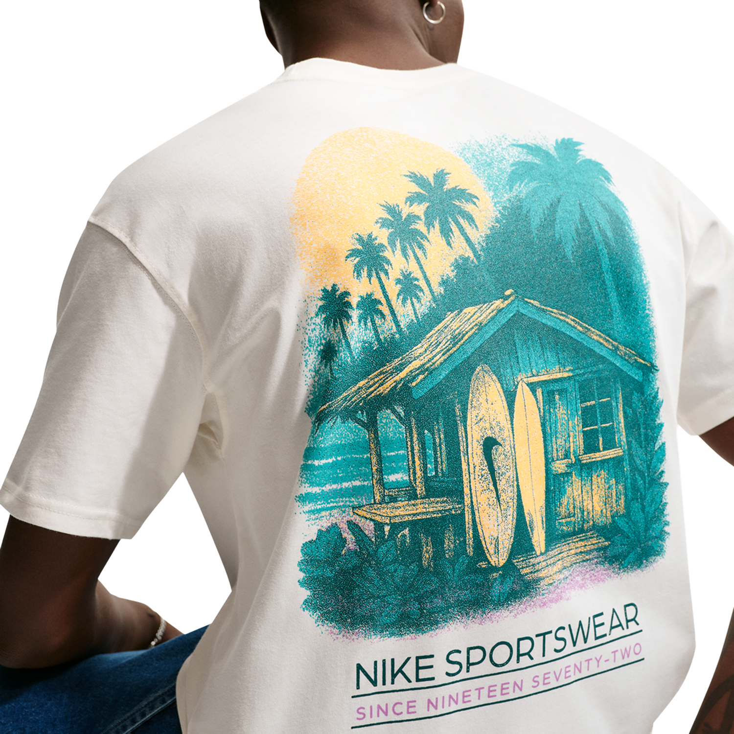 Nike NSW SS Max 90 Tee Jlc - Men's - Sail