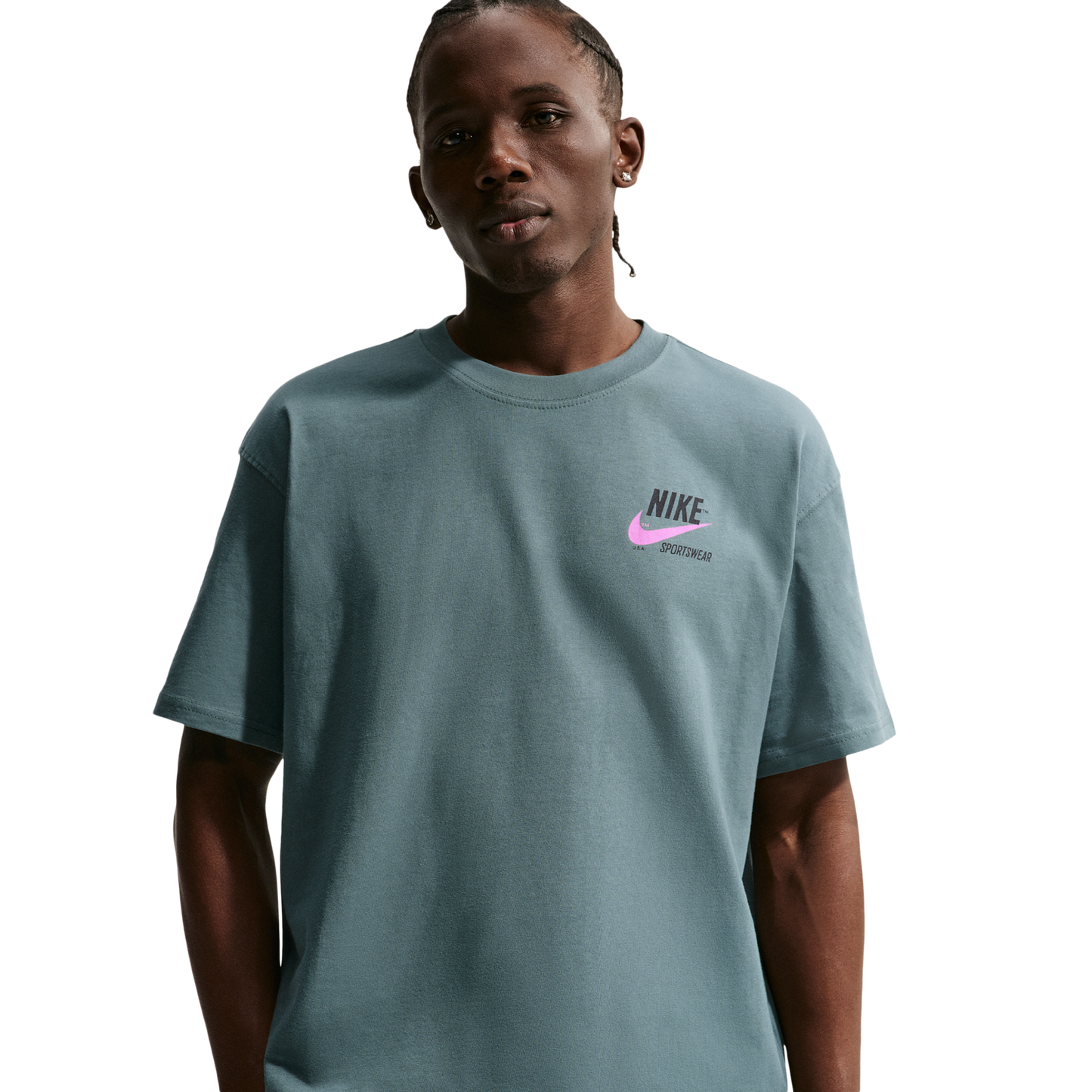 Nike NSW SS Max 90 Tee Jlc - Men's - Mineral Slate