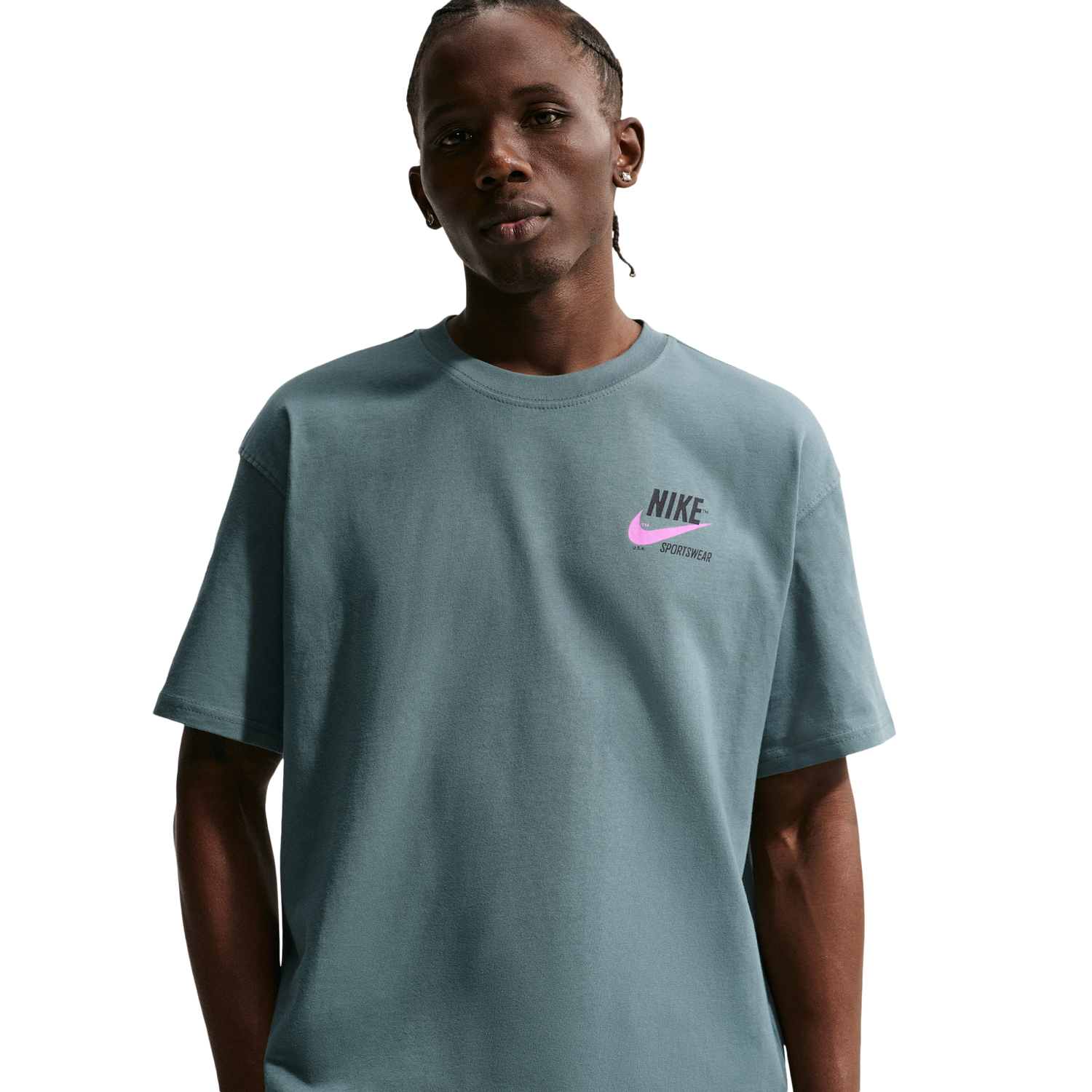 Nike NSW SS Max 90 Tee Jlc - Men's - Mineral Slate