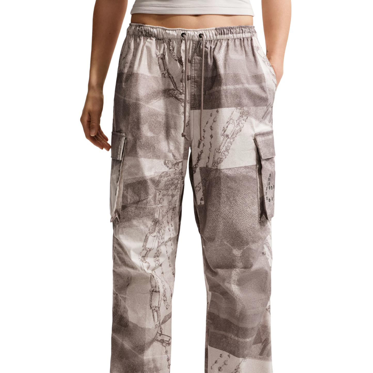 Nike NSW Camo Dance Cargo Pants - Women's - Mink Brown/Tan