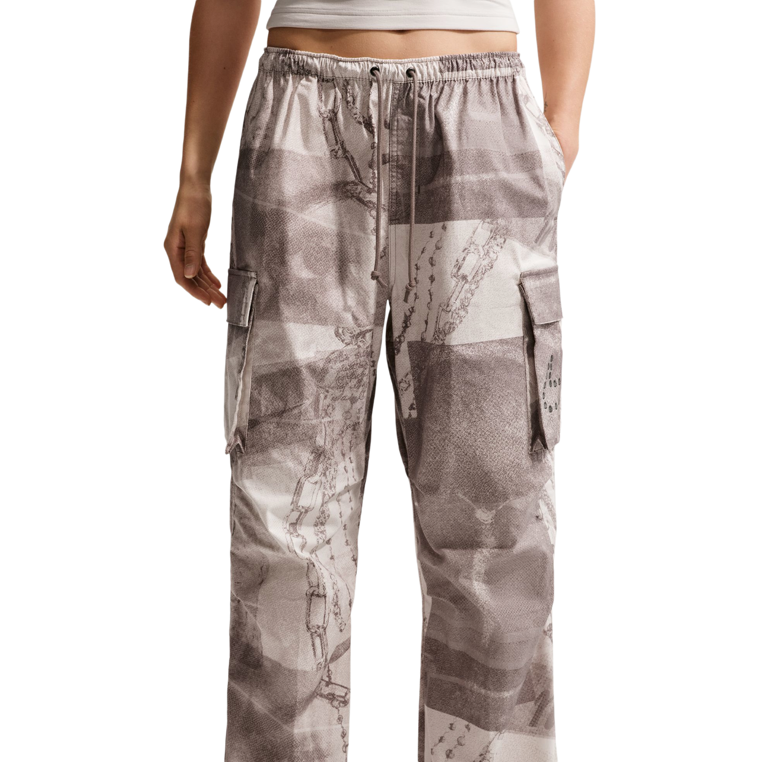 Nike NSW Camo Dance Cargo Pants - Women's - Mink Brown/Tan