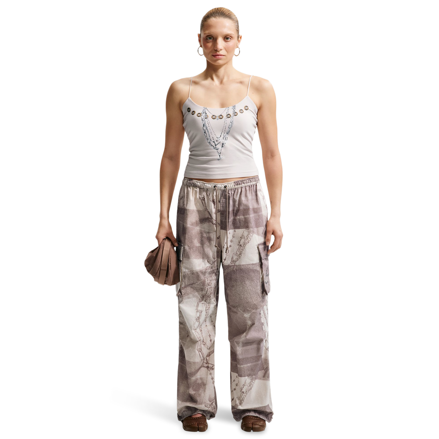 Nike NSW Camo Dance Cargo Pants - Women's - Mink Brown/Tan