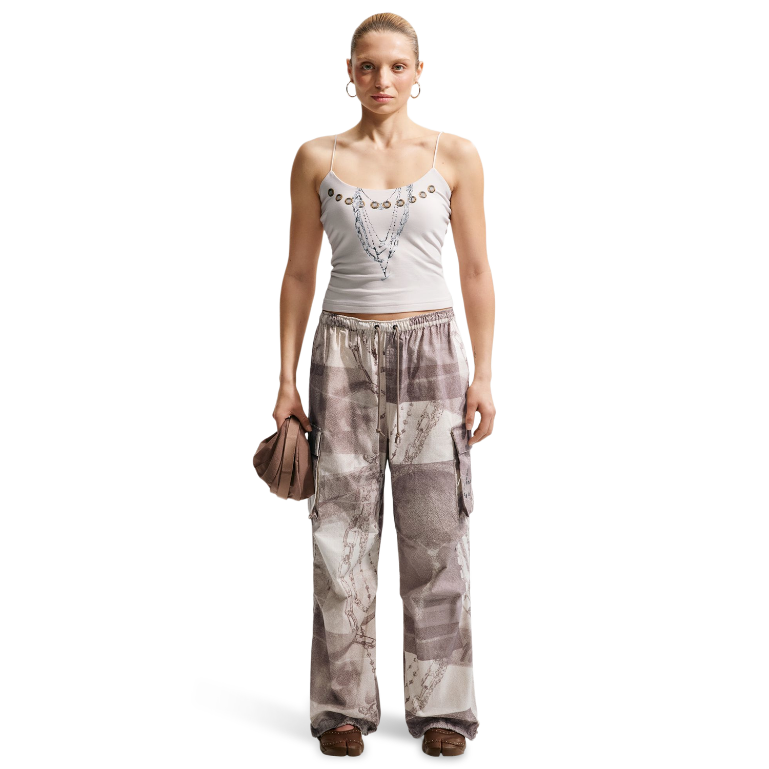 Nike NSW Camo Dance Cargo Pants - Women's - Mink Brown/Tan