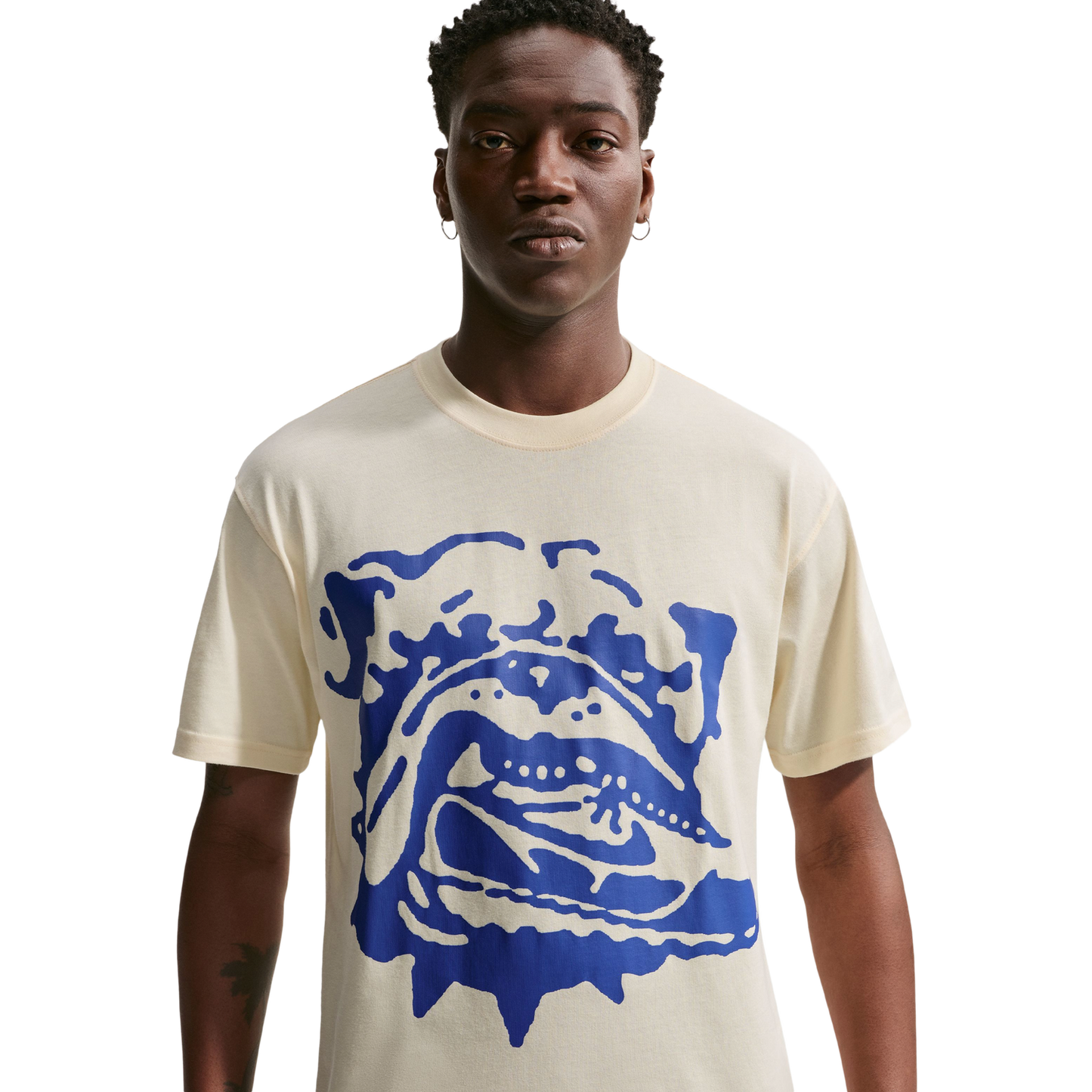 Nike NSW Shoe Dog T-Shirt - Men's - Beige/Blue