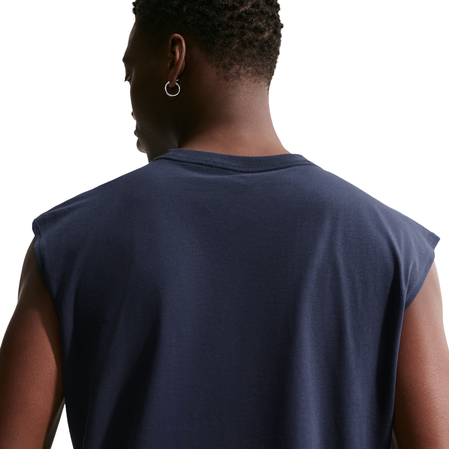 Nike NSW Loose Sleeveless Orange Tee - Men's - Obsidian