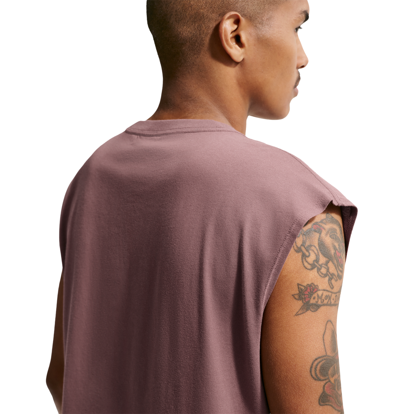 Nike NSW Loose Sleeveless Orange Tee - Men's - Tattoo