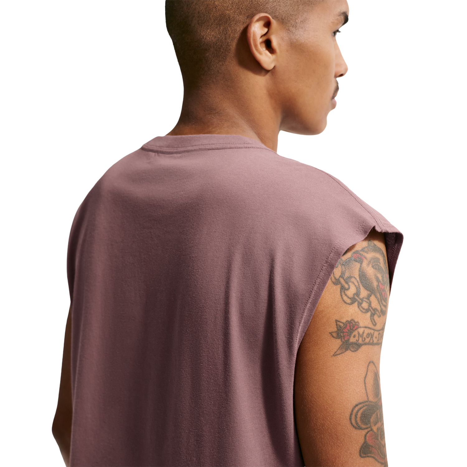 Nike NSW Loose Sleeveless Orange Tee - Men's - Tattoo