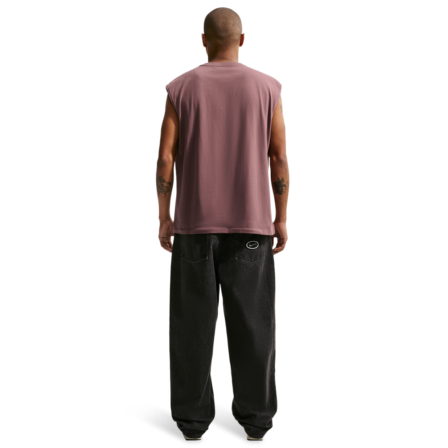 Nike NSW Loose Sleeveless Orange Tee - Men's - Tattoo