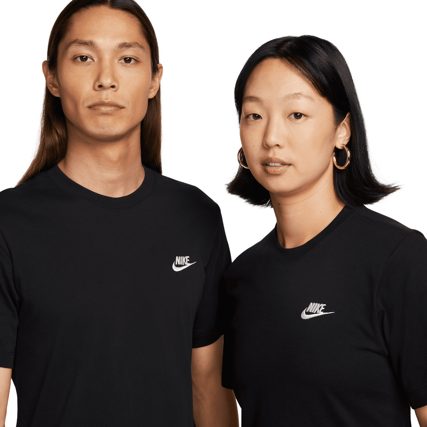 Nike NSW Club Short Sleeve T-Shirt - Men's - Black/White