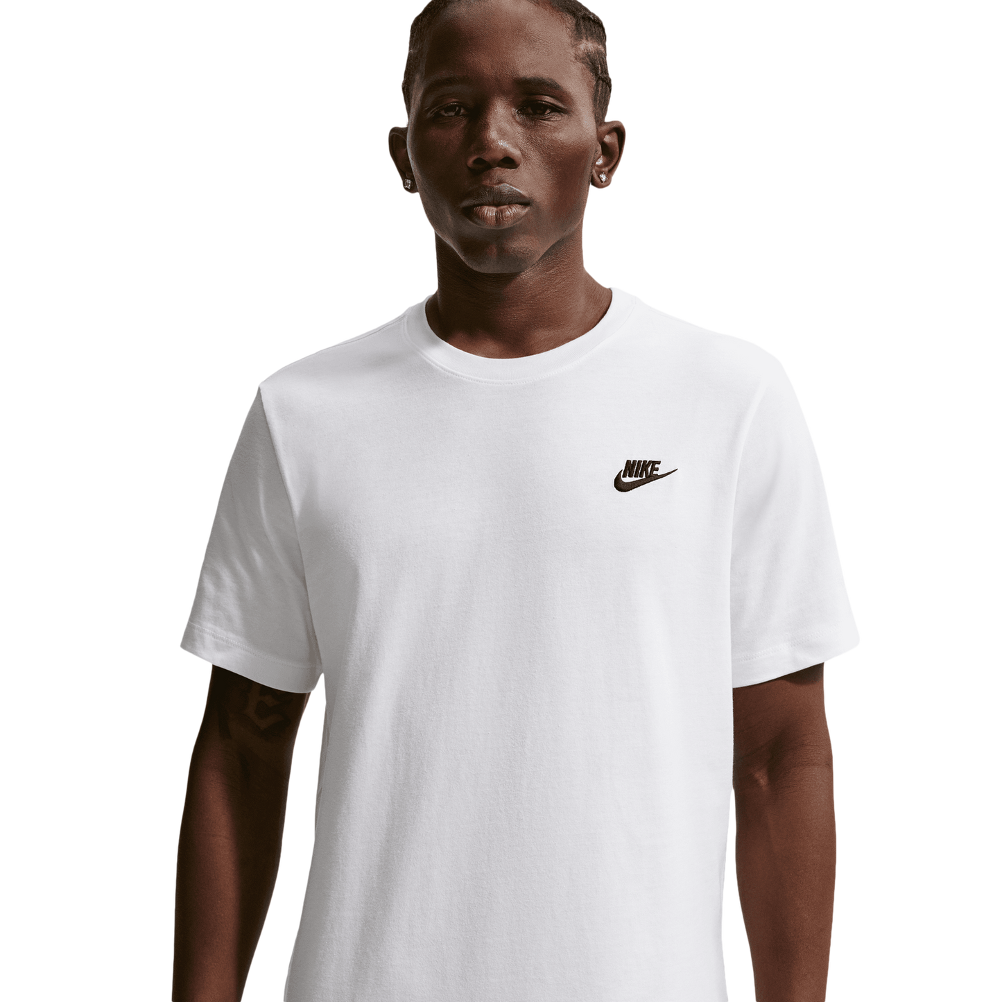 Nike NSW Club Short Sleeve T-Shirt - Men's - Black/White (R4997101)