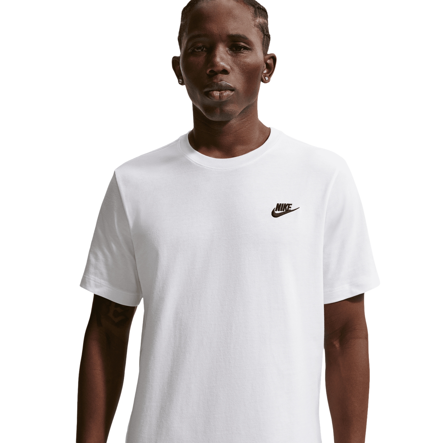 Nike NSW Club Short Sleeve T-Shirt - Men's - Black/White (R4997101)