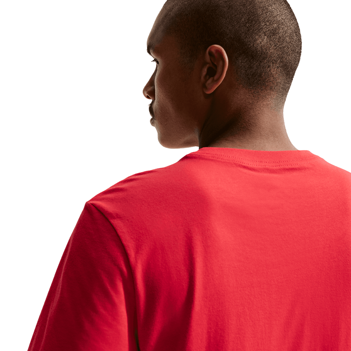 Nike NSW Club Short Sleeve T-Shirt - Men's - White/University Red