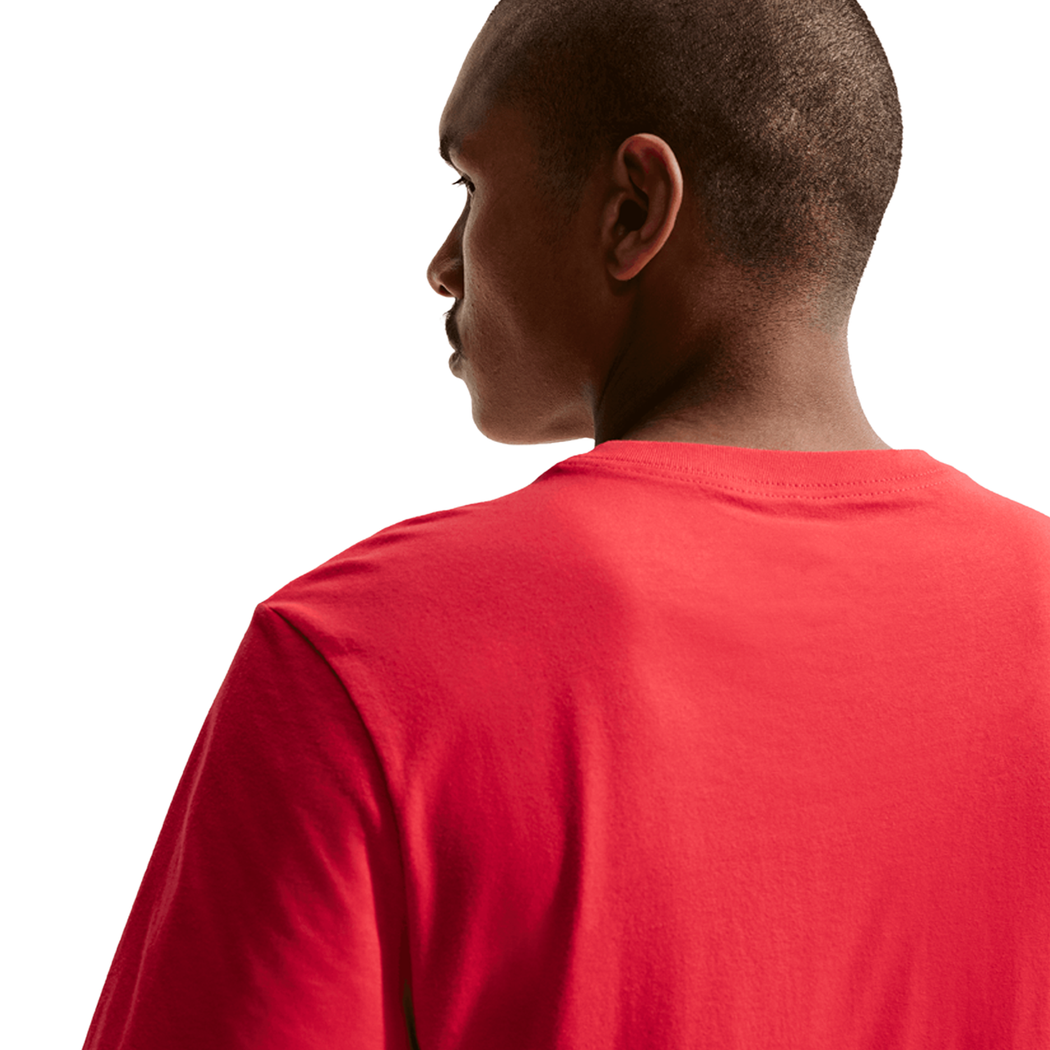 Nike NSW Club Short Sleeve T-Shirt - Men's - White/University Red