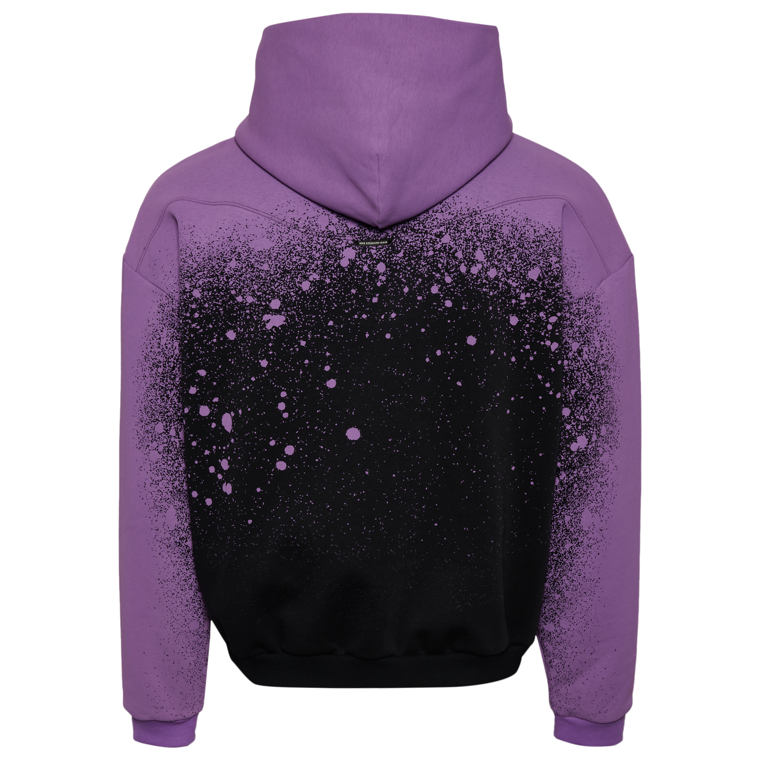 Nike Hours TF Standard Issue Pullover Hoodie - Men's - Black/Bright Violet/Pale Ivory