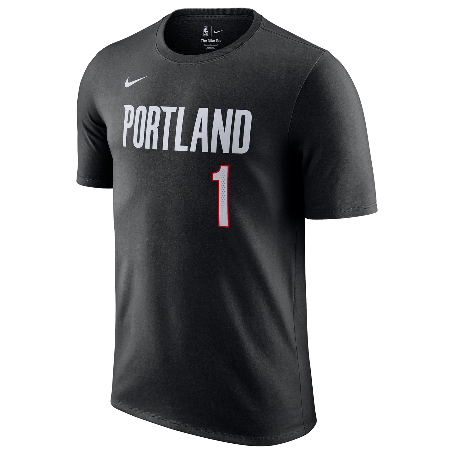 Nike Trail Blazers Name & Number T-Shirt - Men's - Black