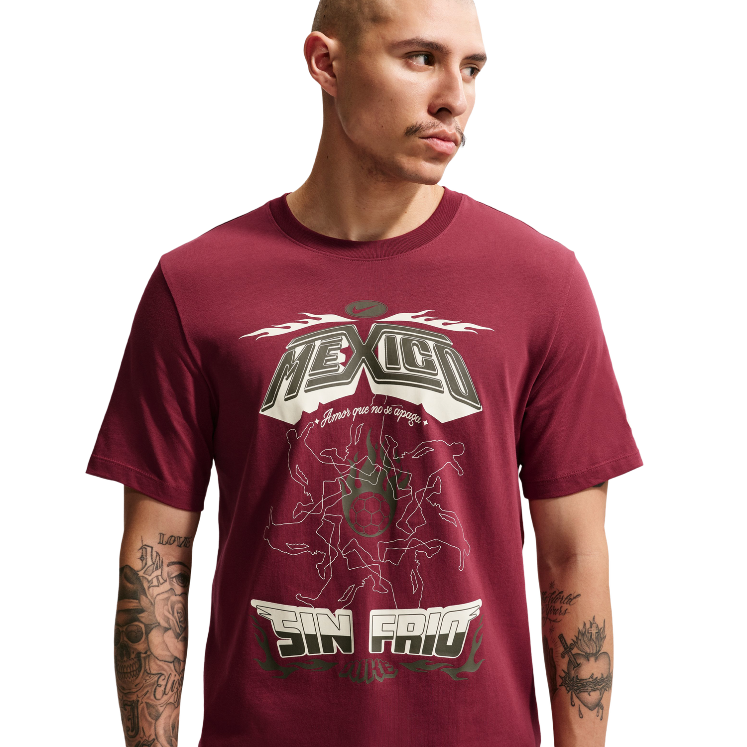 Nike Football NSW T-Shirt - Men's - White/Team Red