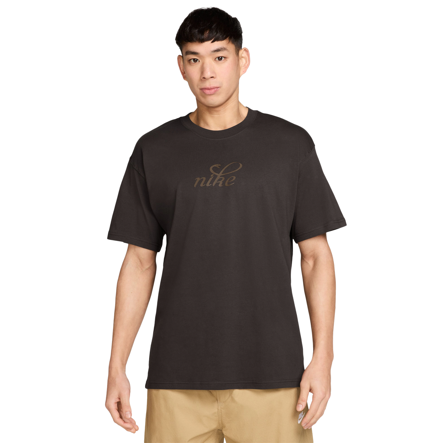 Nike NSW Loose Snakeskin T-Shirt - Men's - Brown/Black