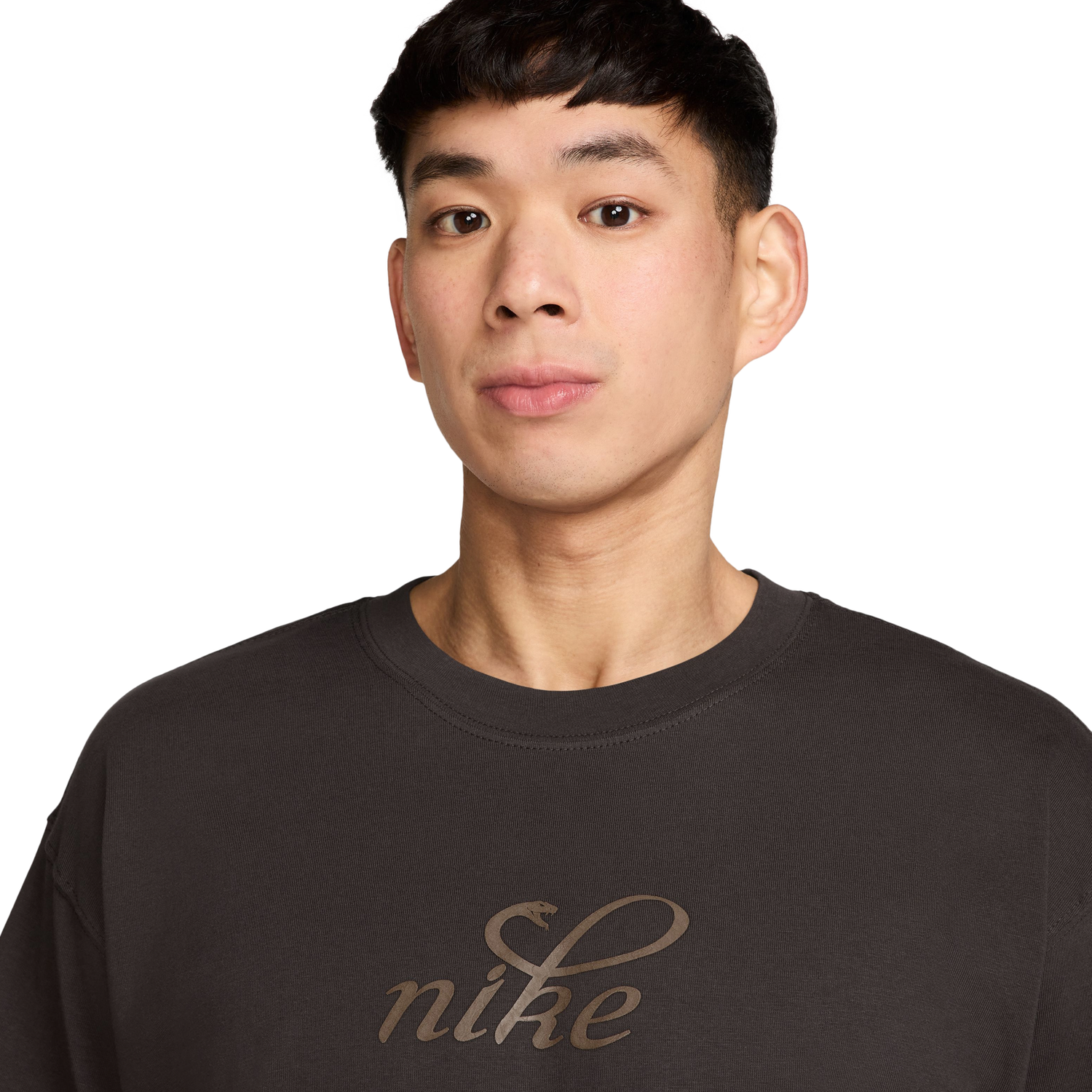 Nike NSW Loose Snakeskin T-Shirt - Men's - Brown/Black