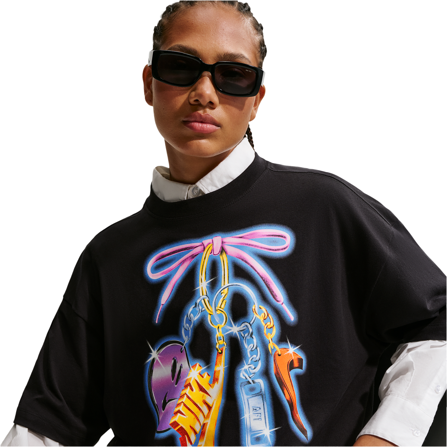 Nike NSW Classic Oversize Tee - Women's - Black