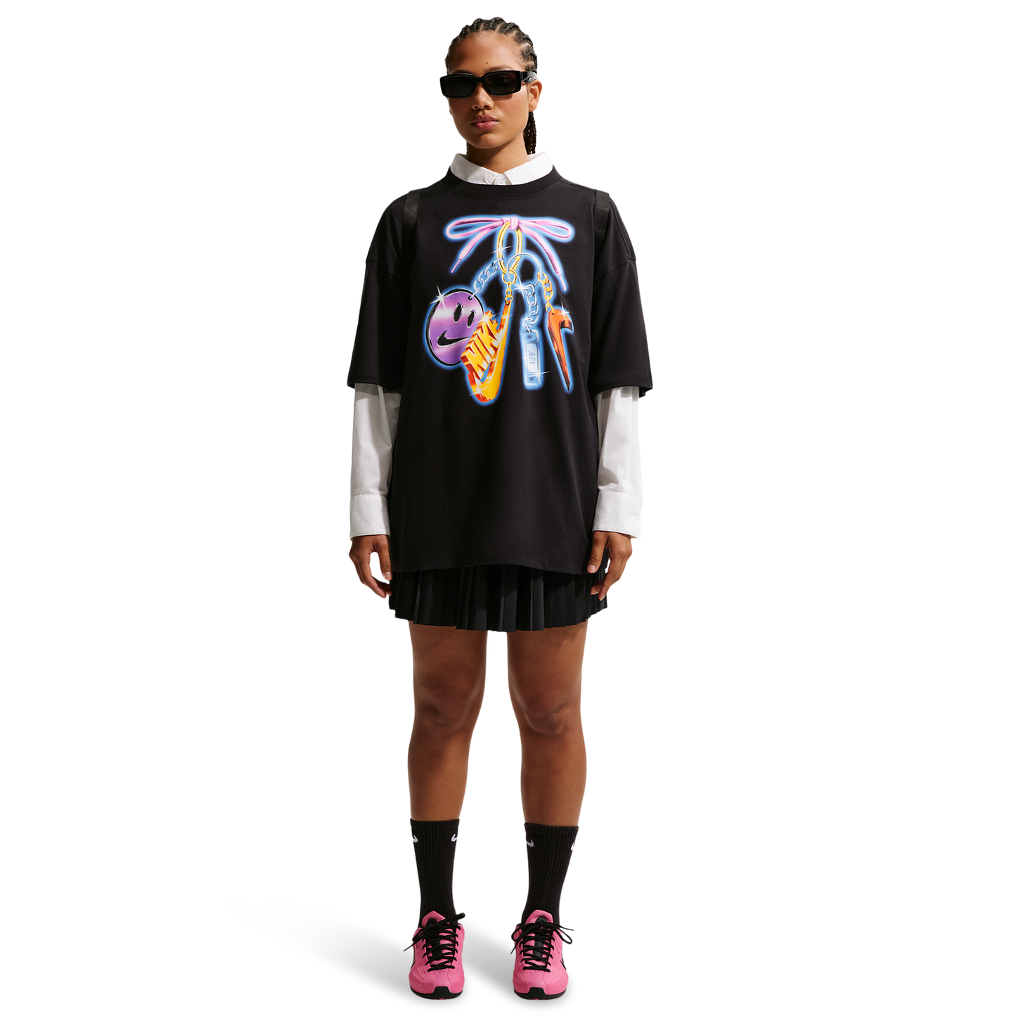Nike NSW Classic Oversize Tee - Women's - Black