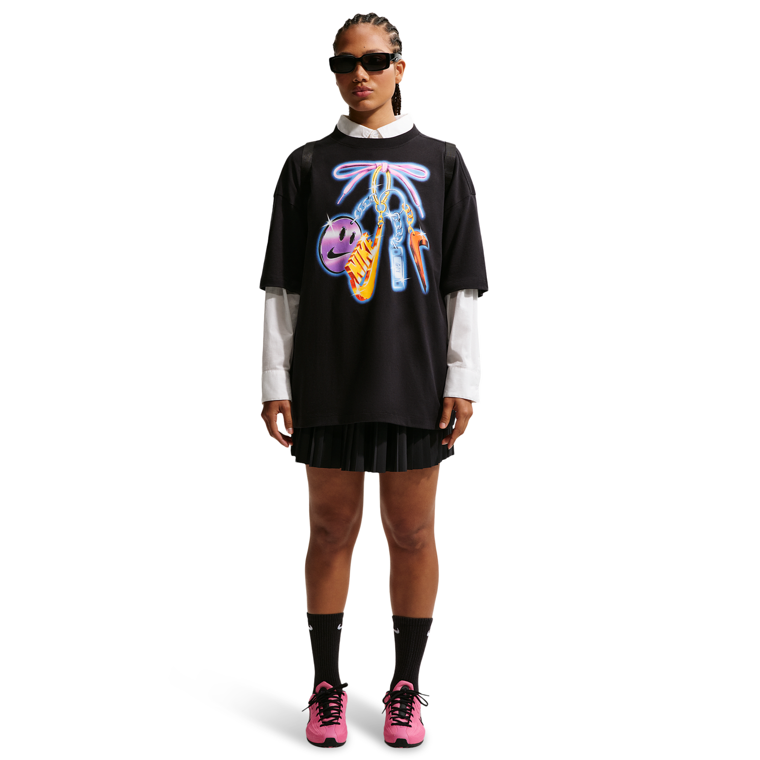 Nike NSW Classic Oversize Tee - Women's - Black