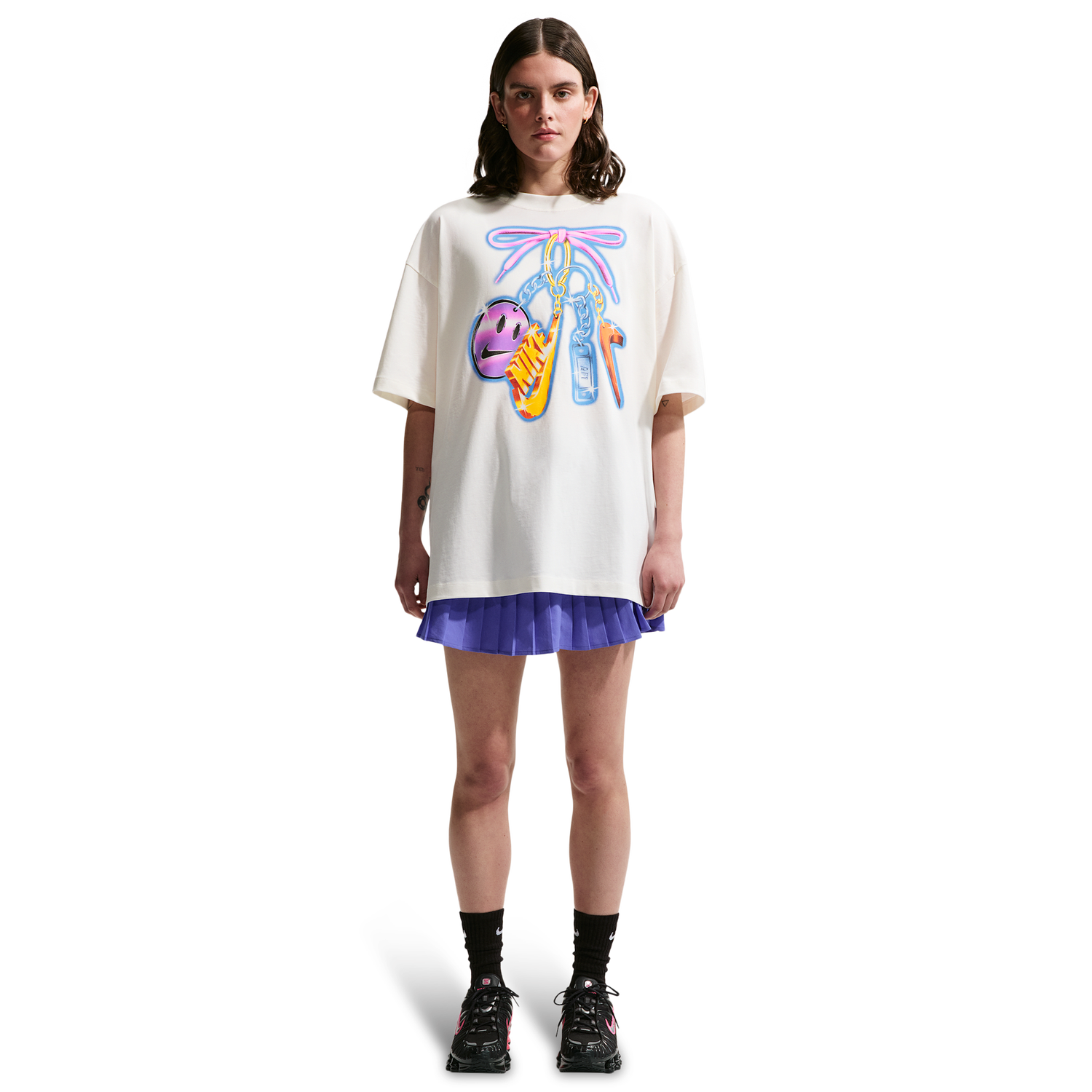 Nike NSW Classic Oversize Tee - Women's - Sail