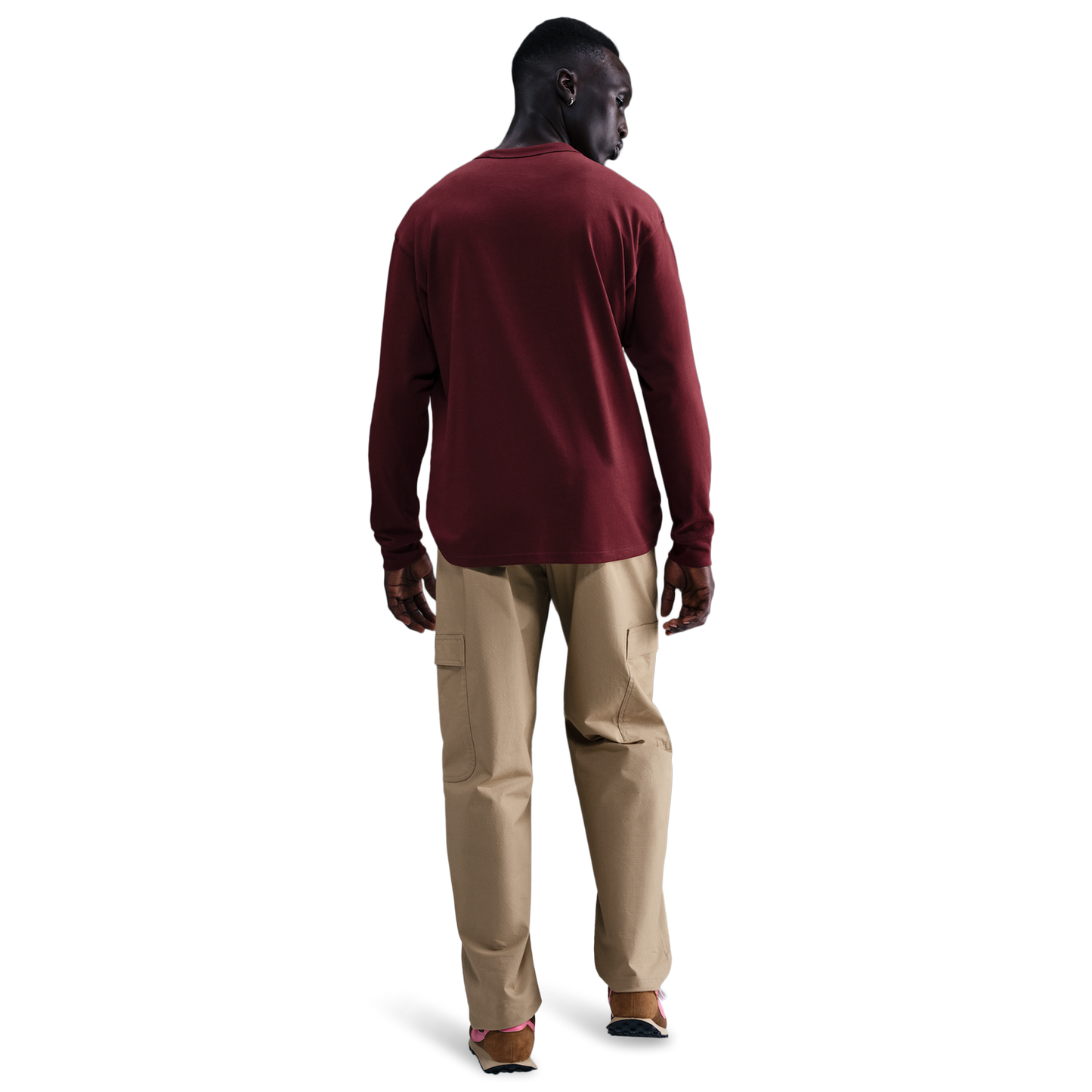 Nike NSW Premium Essential L/S  - Men's - Dark Team Red