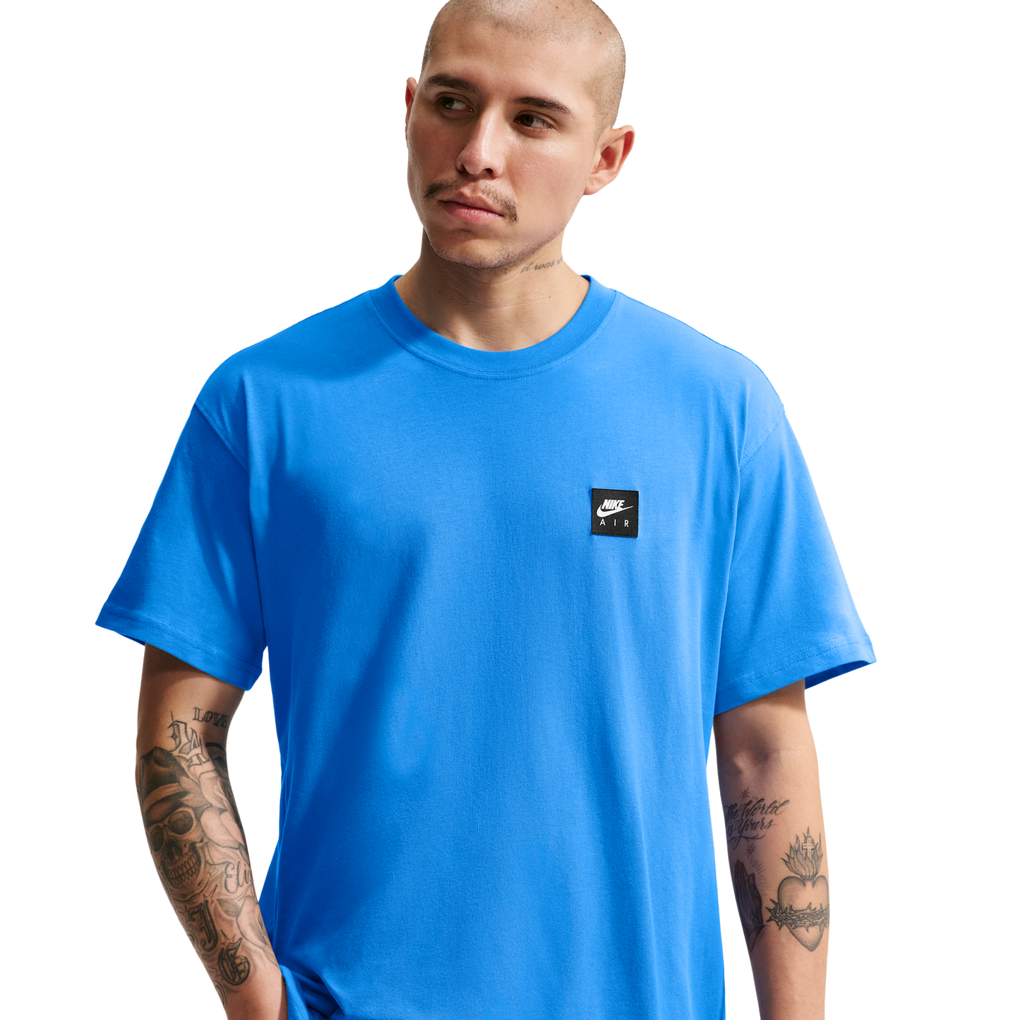 Nike NSW Air Box Loose Tee - Men's - Lt Photo Blue