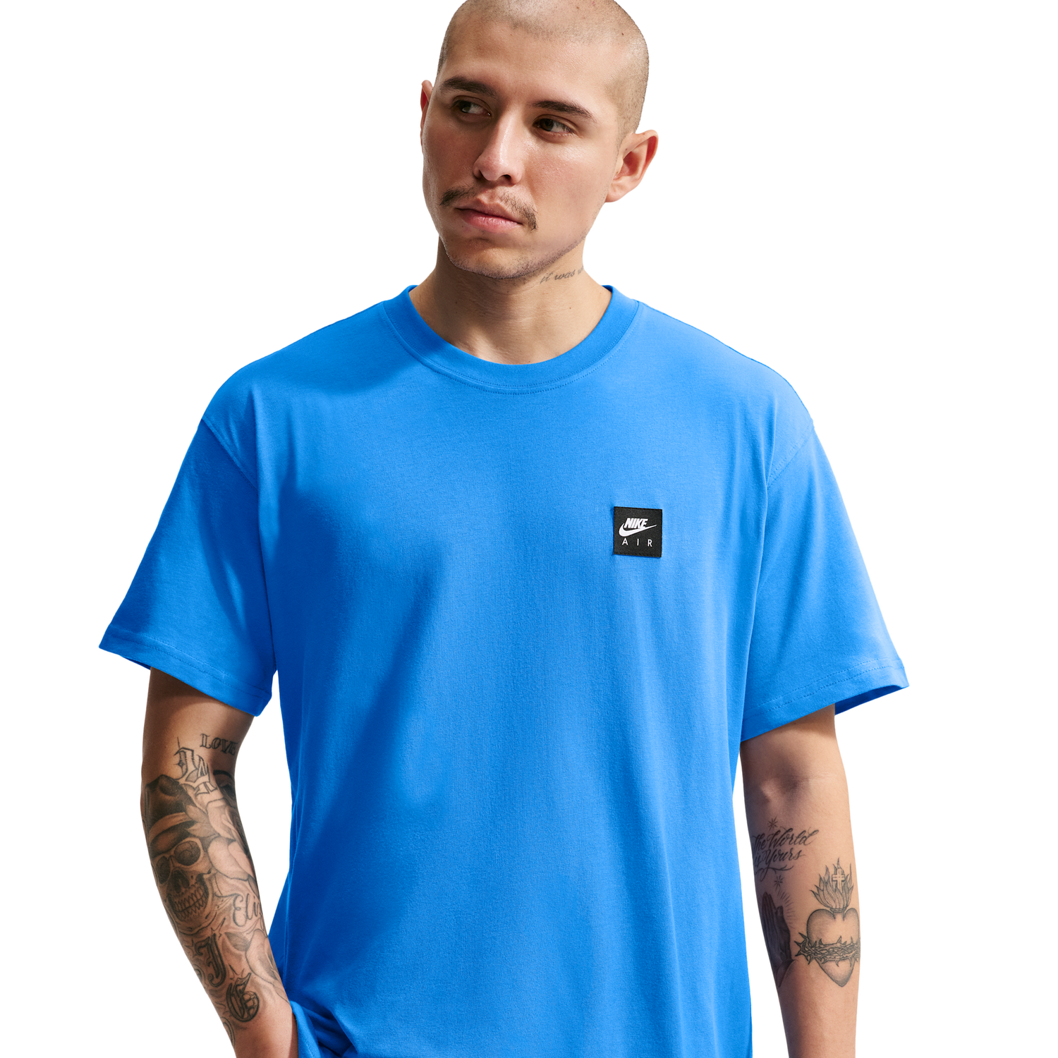 Nike NSW Air Box Loose Tee - Men's - Lt Photo Blue