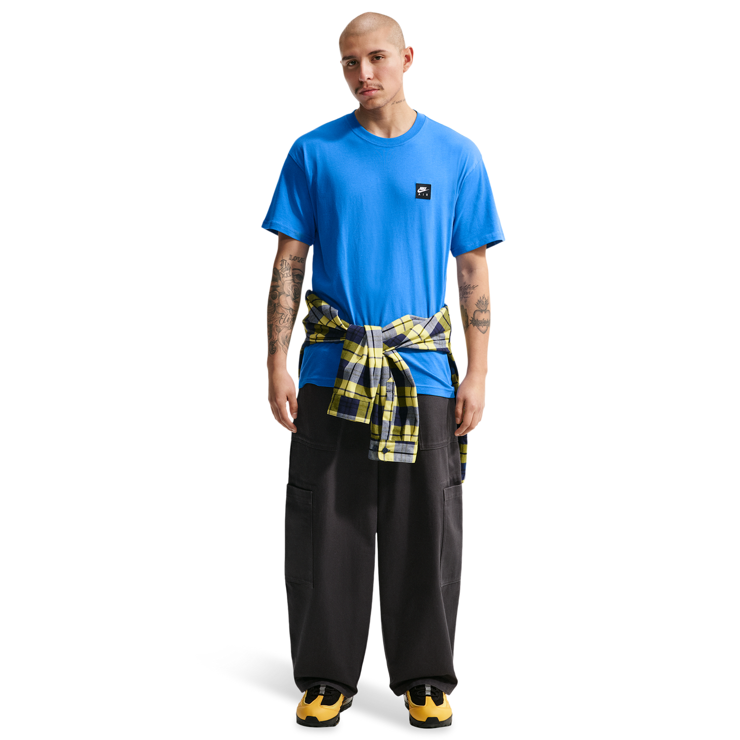 Nike NSW Air Box Loose Tee - Men's - Lt Photo Blue