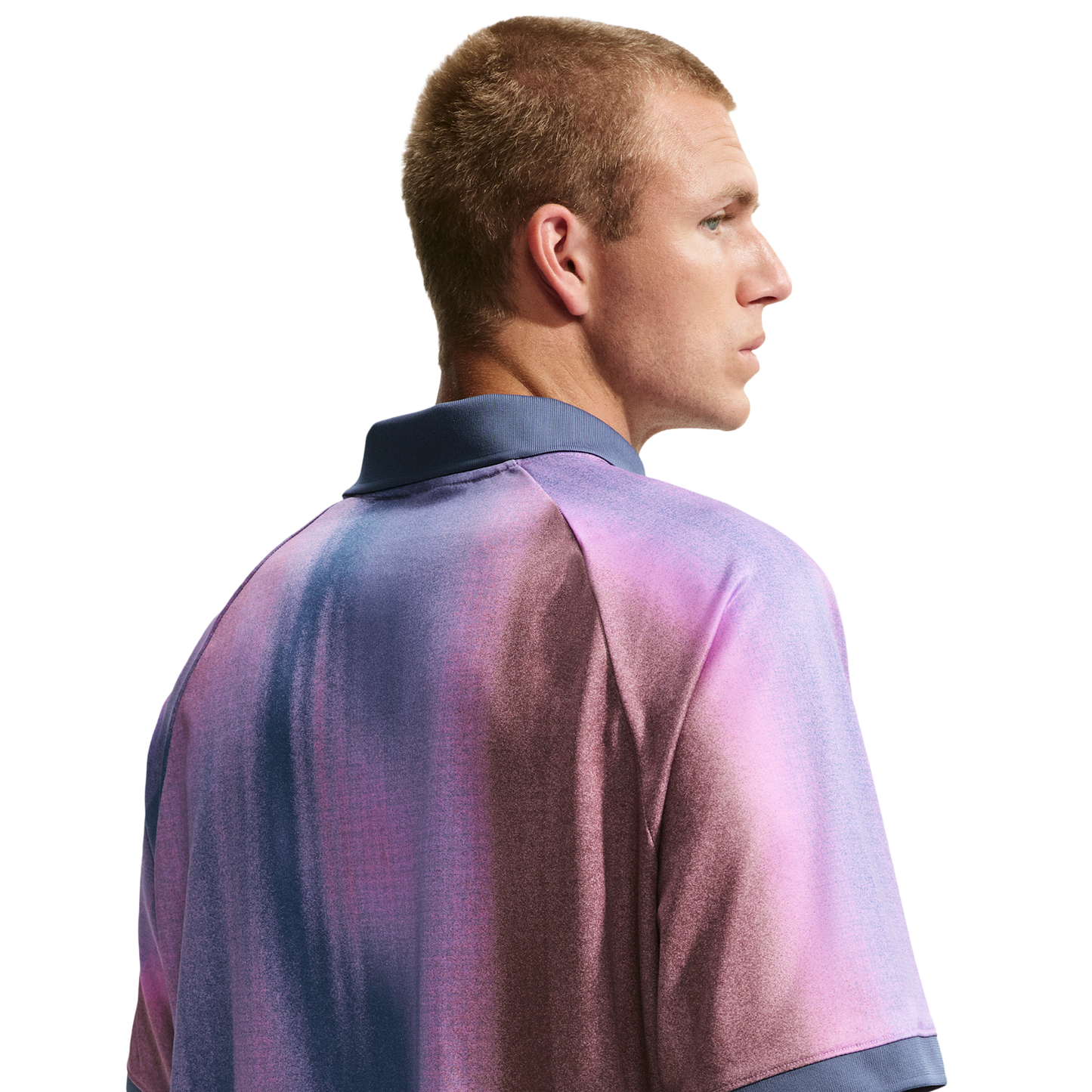Nike Dri-Fit Jacquard Jersey Top - Men's - Lt Magenta
