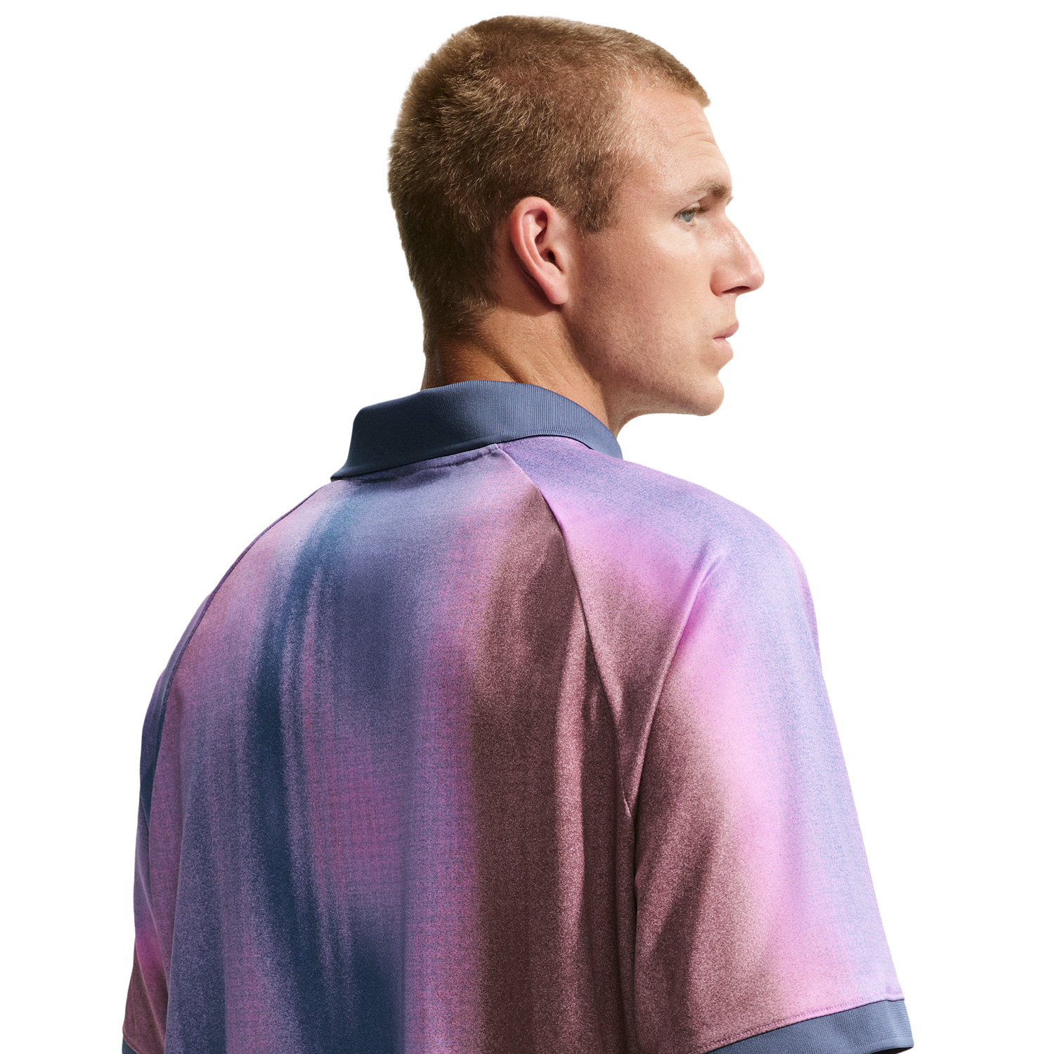 Nike Dri-Fit Jacquard Jersey Top - Men's - Lt Magenta