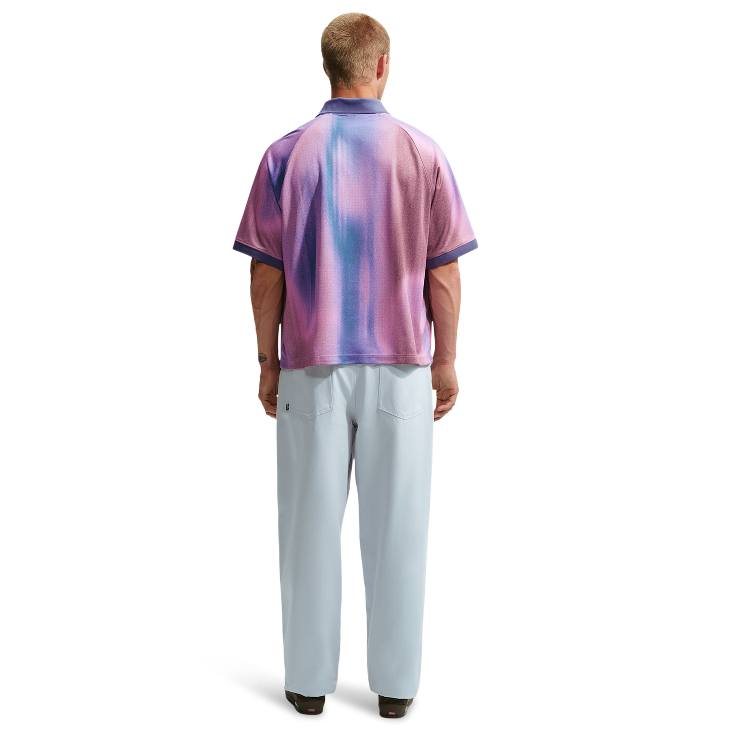 Nike Dri-Fit Jacquard Jersey Top - Men's - Lt Magenta