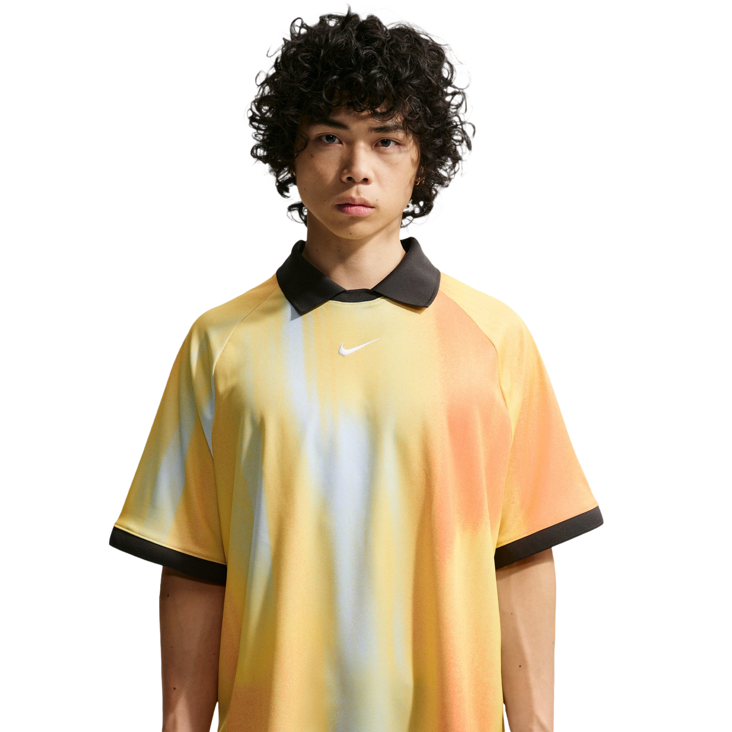 Nike Dri-Fit Jacquard Jersey Top - Men's - Yellow/Black