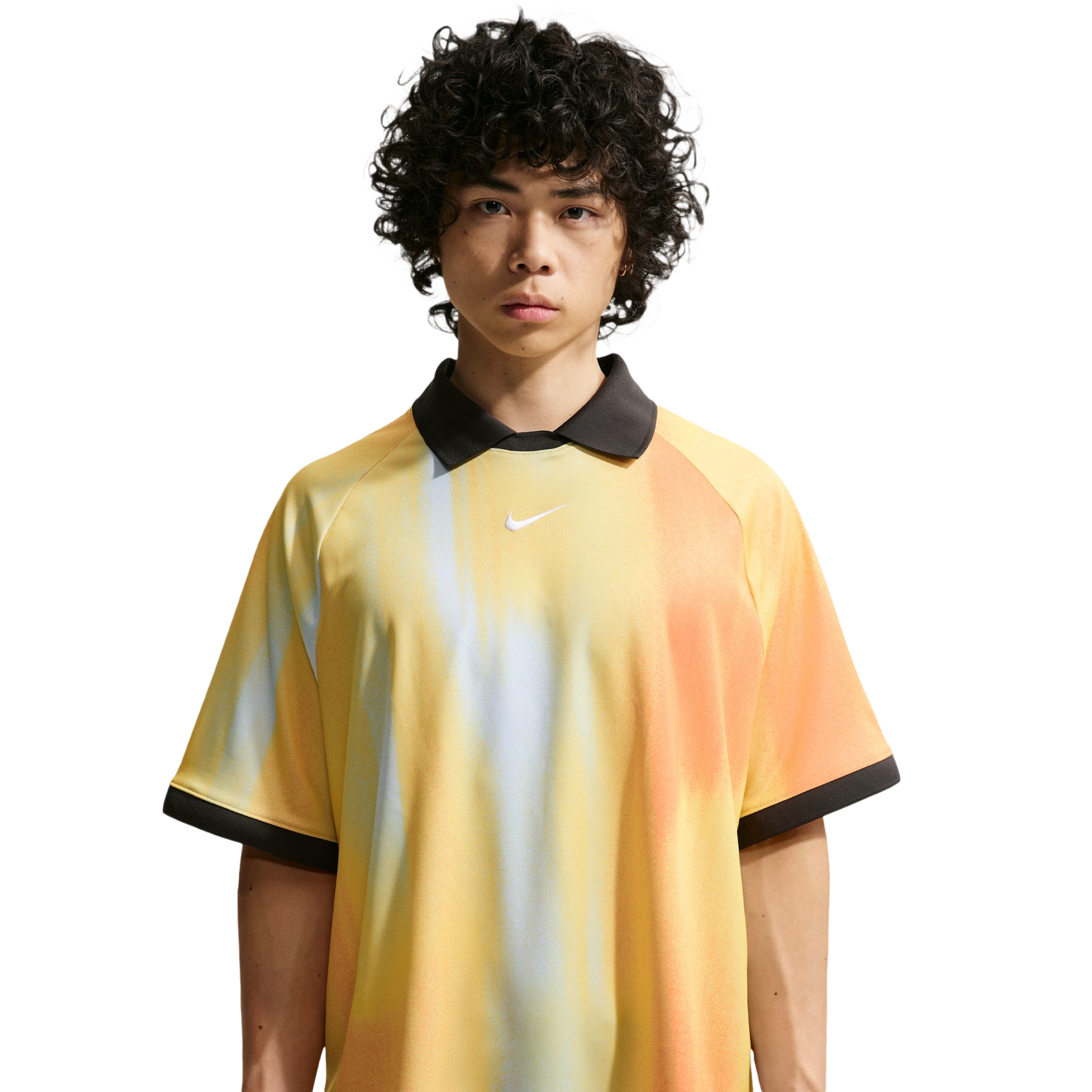 Nike Dri-Fit Jacquard Jersey Top - Men's - Yellow/Black