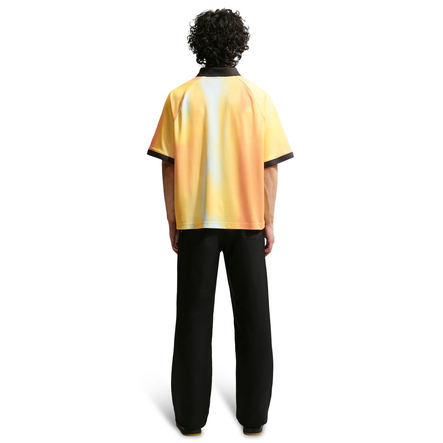 Nike Dri-Fit Jacquard Jersey Top - Men's - Yellow/Black