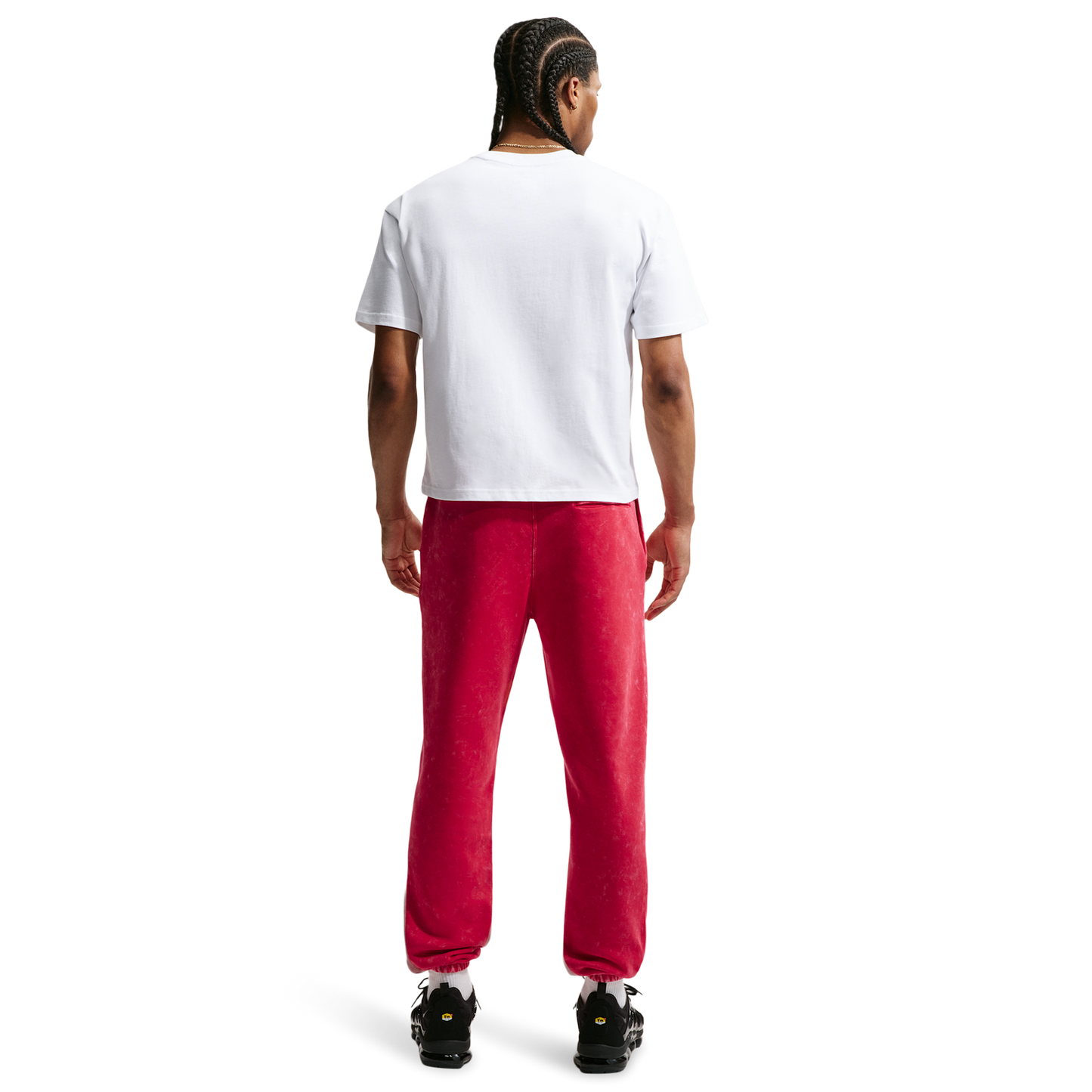 Nike NSW Boxy Soccer Loose Tee - Men's - White/University Red/Navy