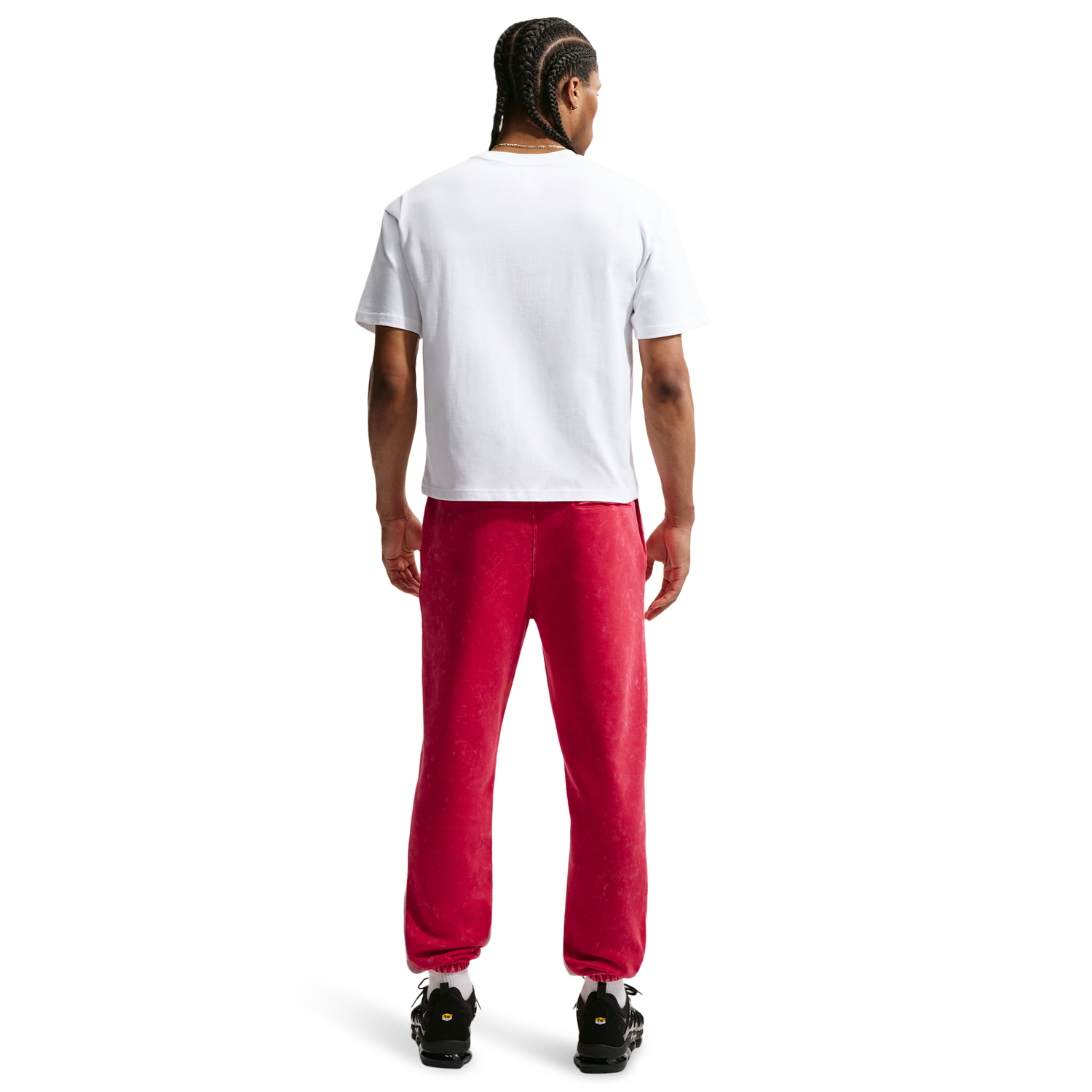Nike NSW Boxy Soccer Loose Tee - Men's - White/University Red/Navy