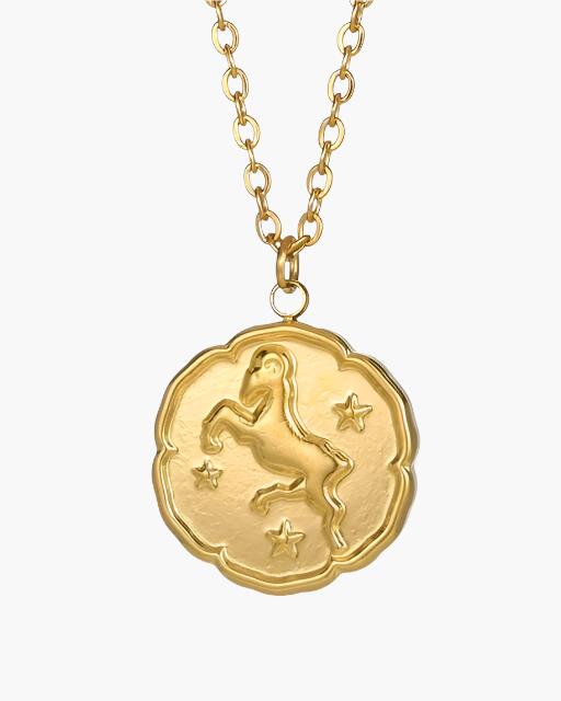 Zodiac Sign Necklace - Gold - foto 11